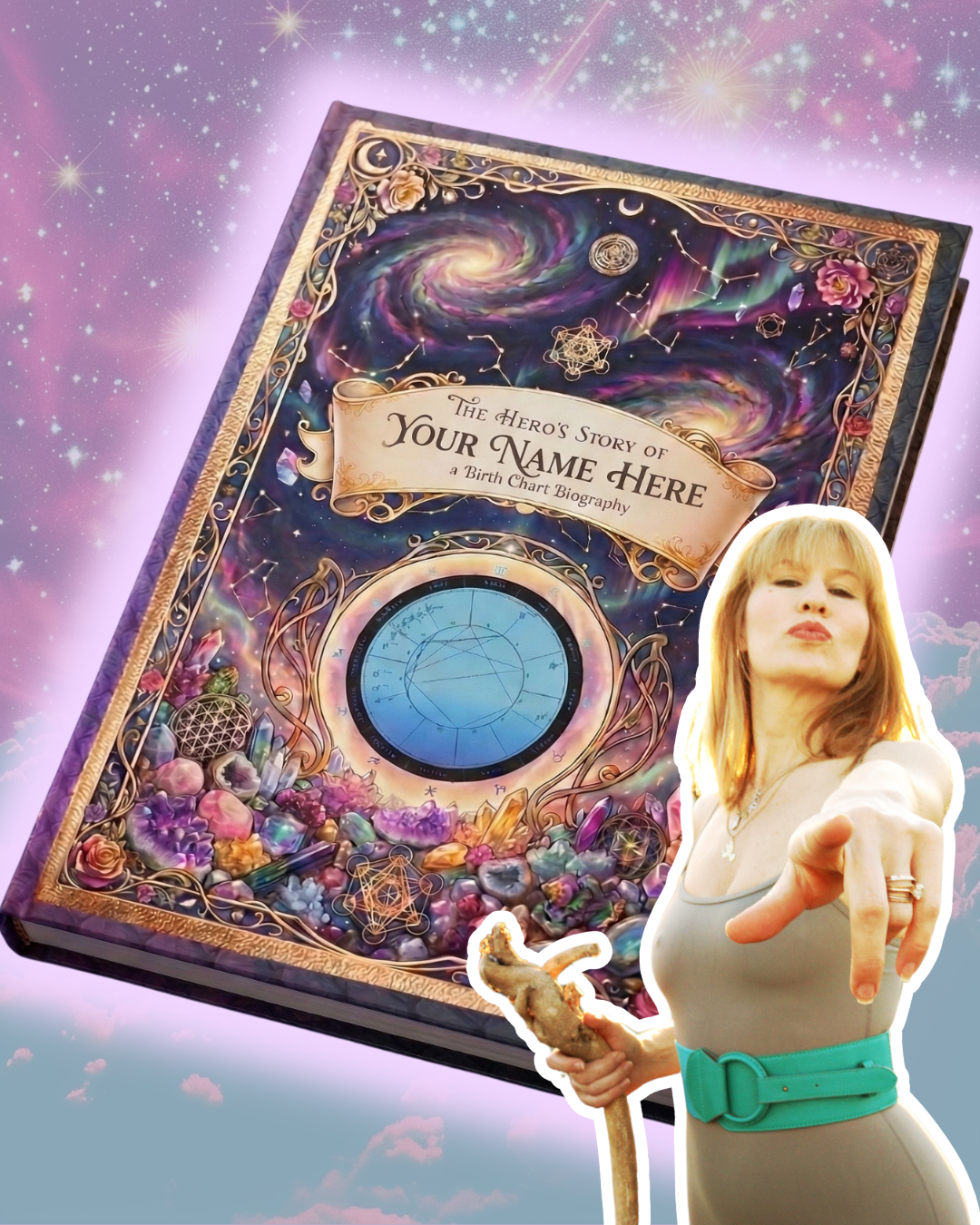 Hero's Story Birth Chart Biography - Hardback Book